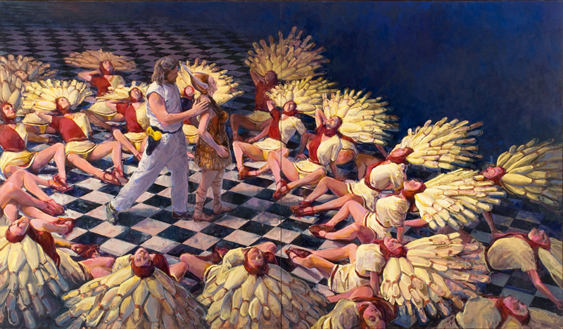 Illustration for article titled The Big Lebowski painted after classic art works